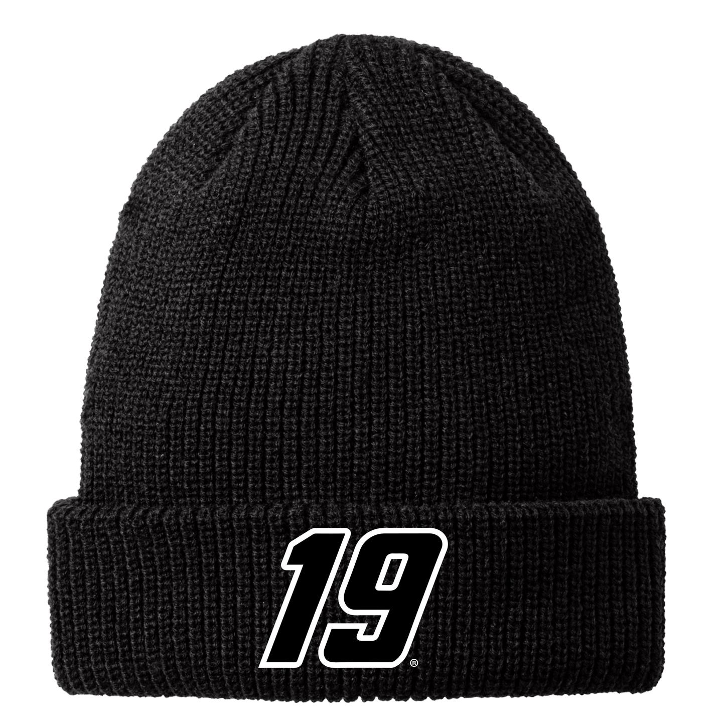 #19 Chunky Knit Beanie - Black