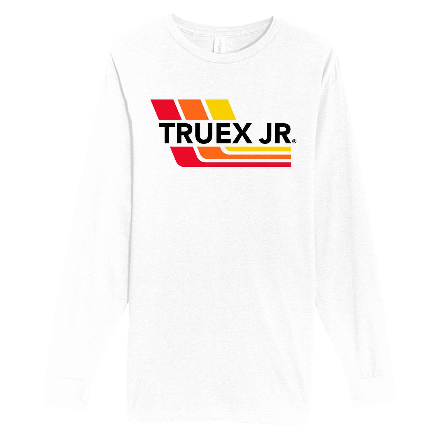 Martin Truex Jr. Retro Stripes Long Sleeve Tee - White