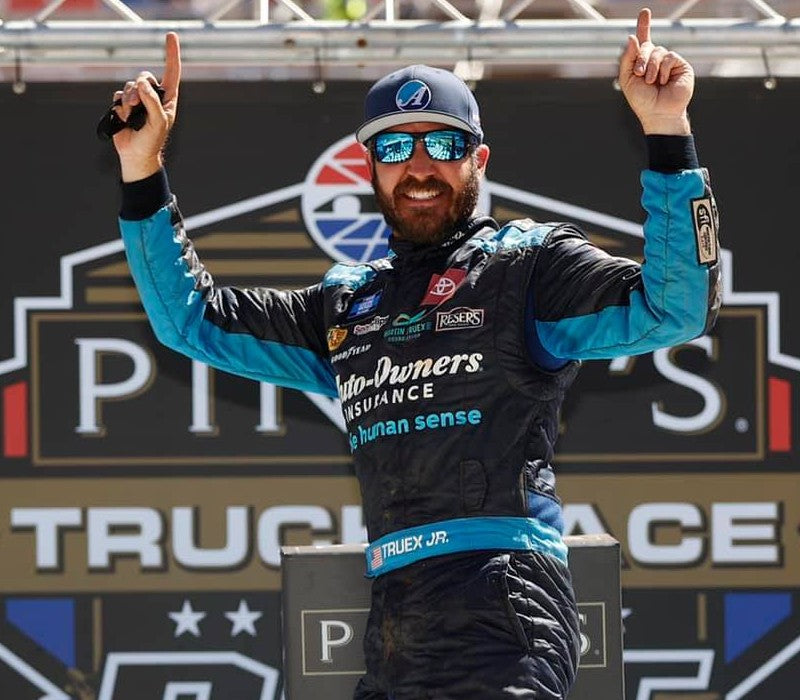*Pre-Order* Autographed Auto-Owners Insurance No. 51 Pinty's Truck Race on Dirt Win Diecast (1:24) - Martin Truex Jr. Retail Store