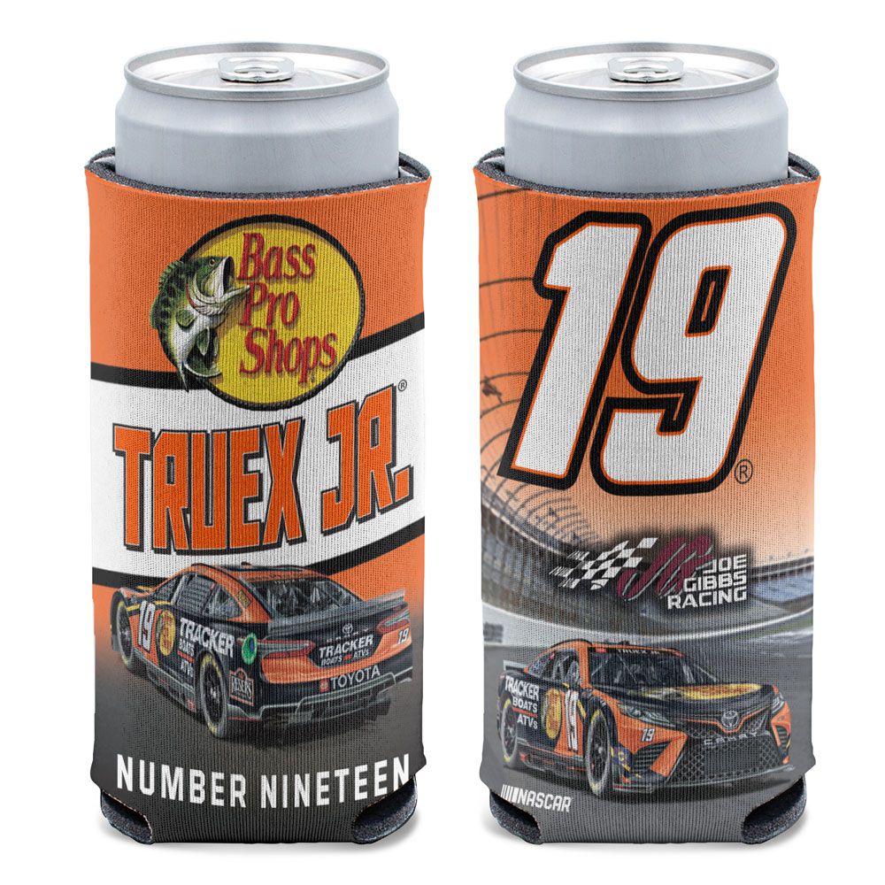 #19 Bass Pro Shops 12 oz Slim Can Cooler - Martin Truex Jr. Retail Store