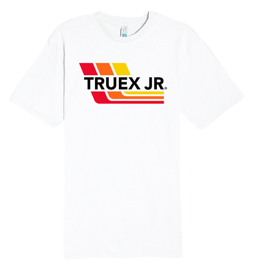 Martin Truex Jr. Retro Stripes Short Sleeve Tee - White