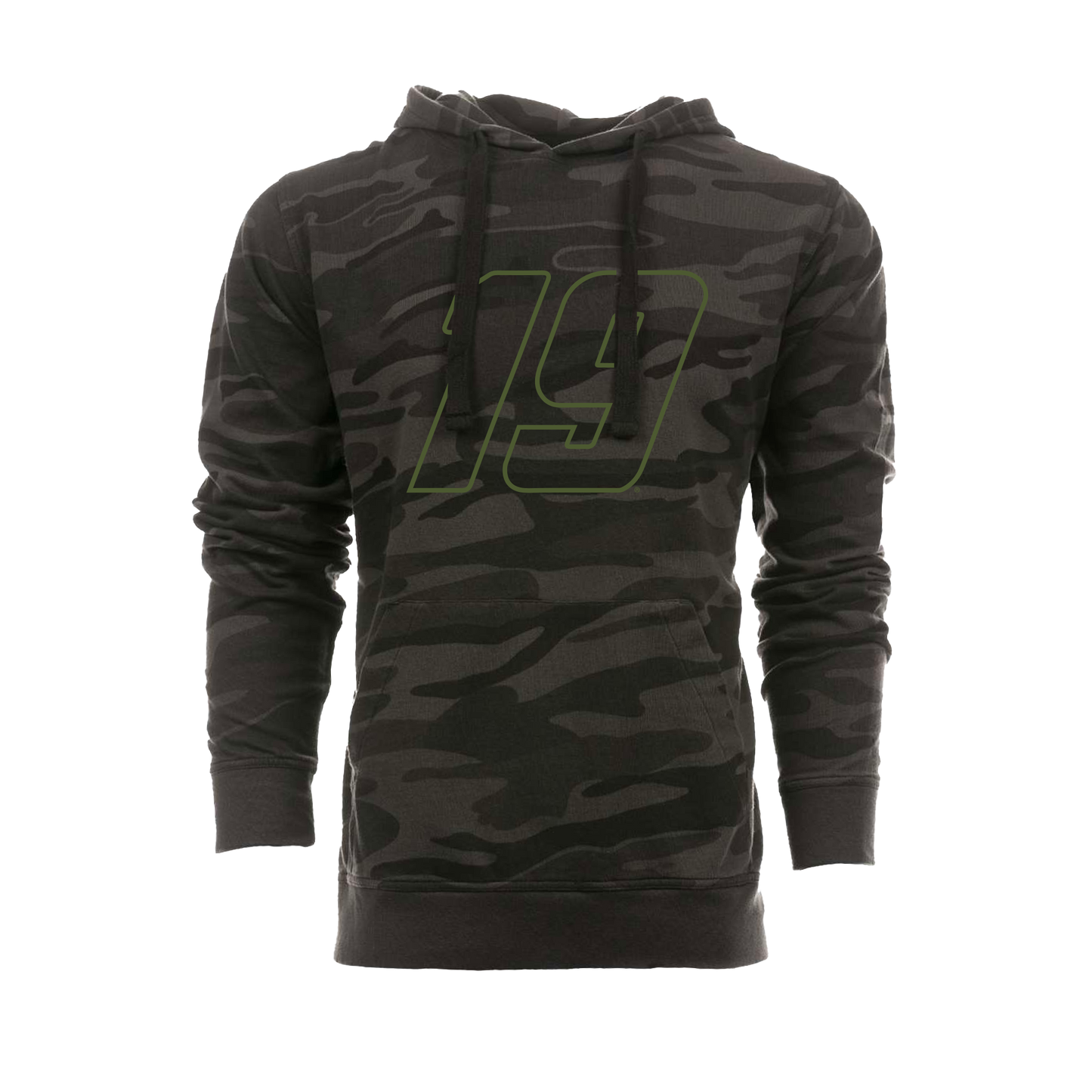 #19 Black Camo Hoodie