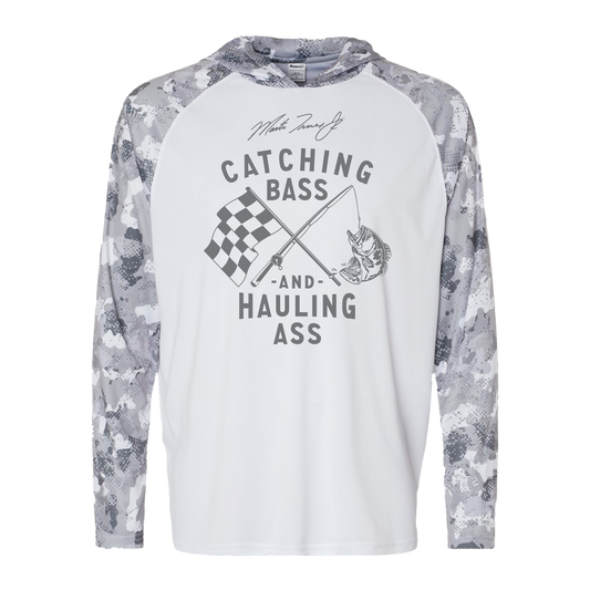 Catching Bass Hooded Performance Long Sleeve